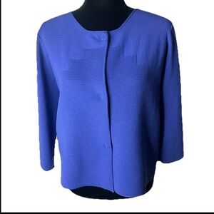 Armani collezioni cardigan snap sweater‎ 10 purple made in Italy